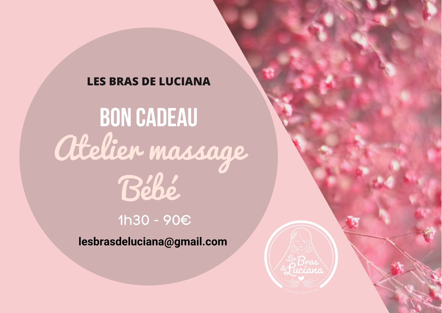 Bon cadeau massage bébé