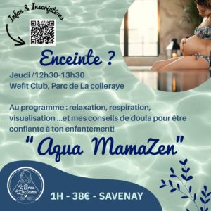 Sophrologie aquatique périnatale Les Bras de Luciana
